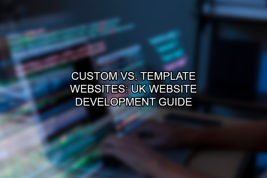 Custom vs. Template Websites UK Website Development Guide